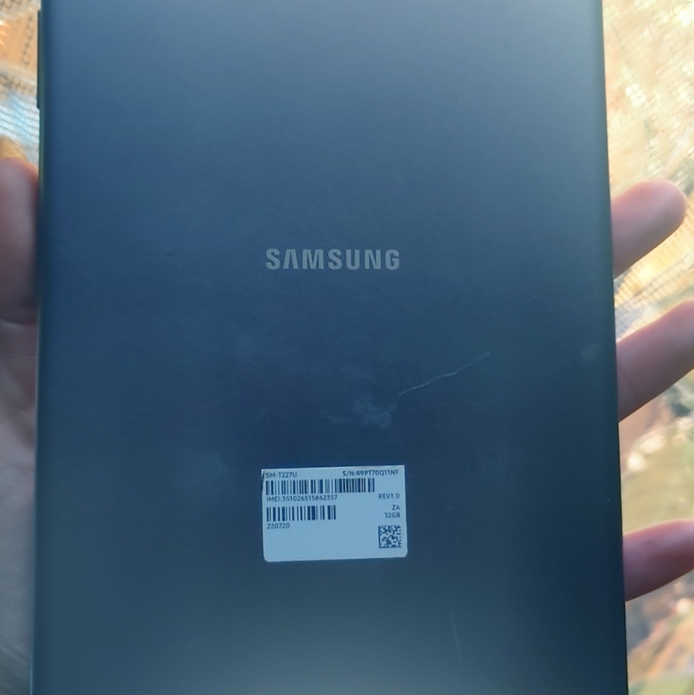 Samsung tablet
